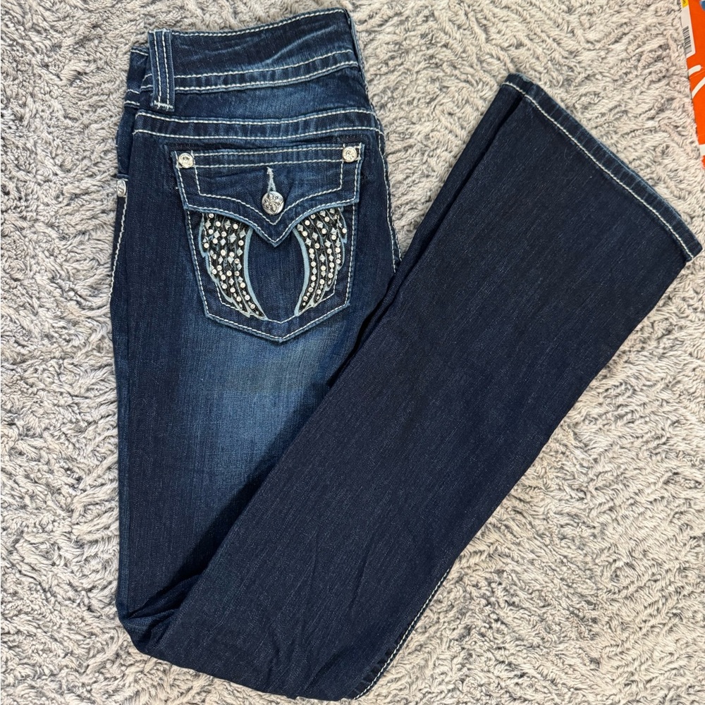 Bootcut Miss Me ‘Angel Wing’ Jeans